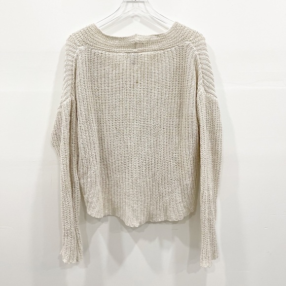 Eileen Fisher Long Sleeve V-Neck Organic Tape-Yarn Sweater Large - Picture 13 of 13